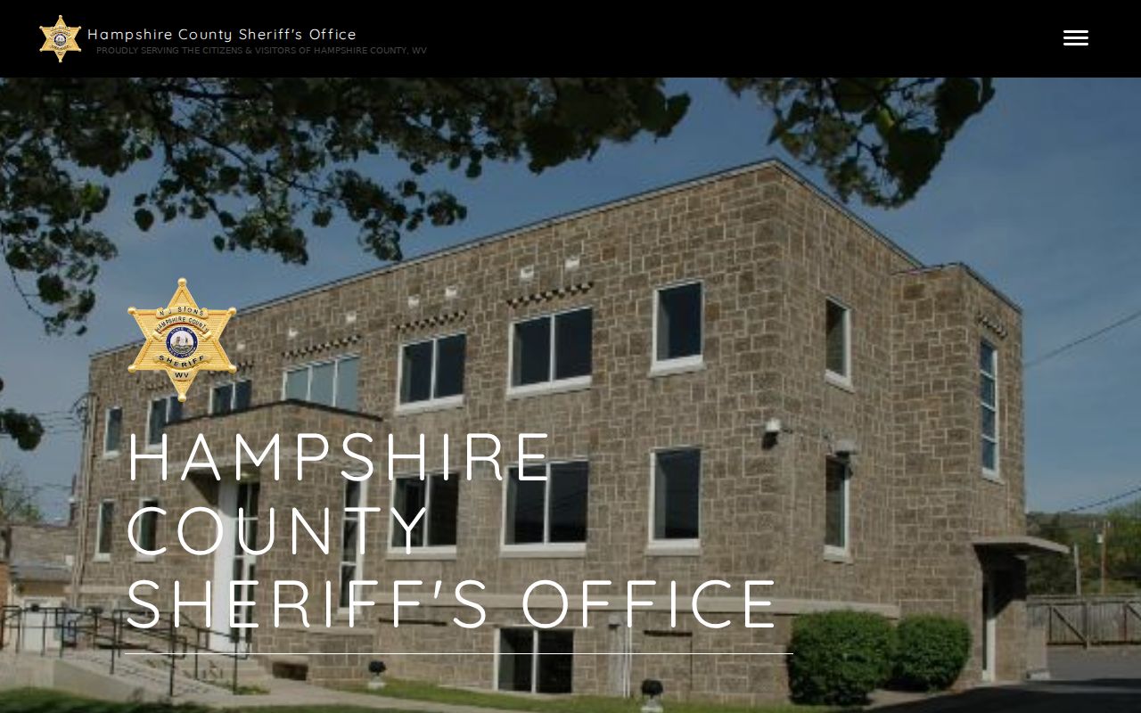 Hampshire County Sheriff criminal records contact